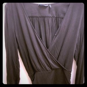 Black V-neck Marciano shirt